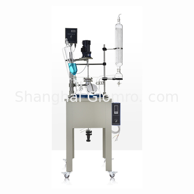 Chemical Vacuum Stirred Reactor Laboratory Single Layer Glass Reactor