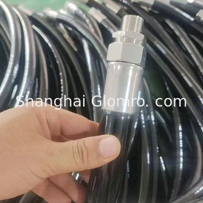High Quality Black Color 3/4" Explosion proof flexible rubber hose Oil Rubber Delivery Hose for Petroleum Gasoline