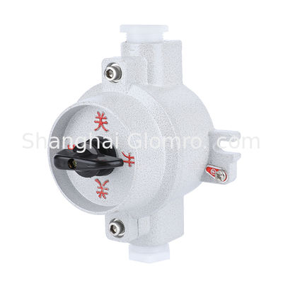 ATEX 10A AC220V Explosion Proof Transfer Rotary Lighting Switches ATEX Knob On-off Switch Corrosion Proof for Oil Station