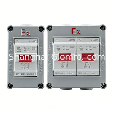 Explosion-Proof Aluminum Air Switch 220/380V 20A 1k 2k 3k IP65 Protection Switch Box