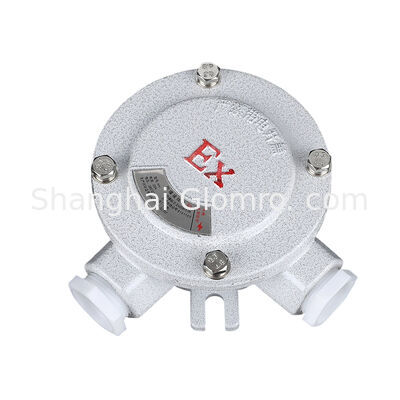 AH-IIB Type E Angle Flat Cover Explosion-proof Junction Box, Exd IIB T6 IP65 Aluminum Alloy