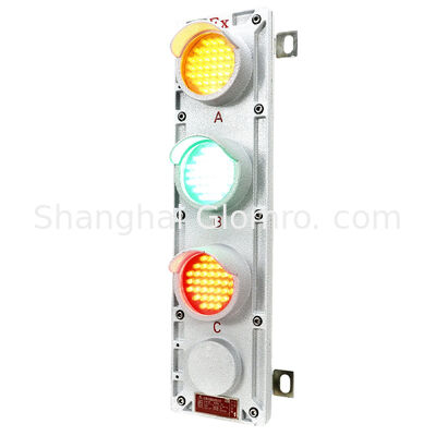 Flameproof Sliding Contact Line Indicator IP66 WF1 AC220/380V Red Yellow Green LED Phase Status Warning Lamp