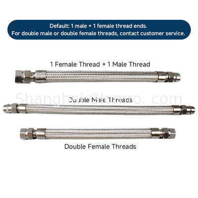 Stainless Steel Explosion-proof Flexible Pipe Exd II Gb IP66 WF1 DN15-DN50 Bendable Cable Protection Conduit