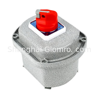 Round 2p Explosion Proof Circuit Breaker Aluminum Alloy IP65 Ex Db Eb Iib T6 GB AC220V 380V 10A -63A Waterproof Explosion-Proof Air Switch