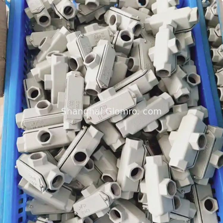 Wire Box Threading Straight Box ATEX Explosion Prevention Ex Aluminum Alloy Junction Box Explosion Proof Light Wire Protection