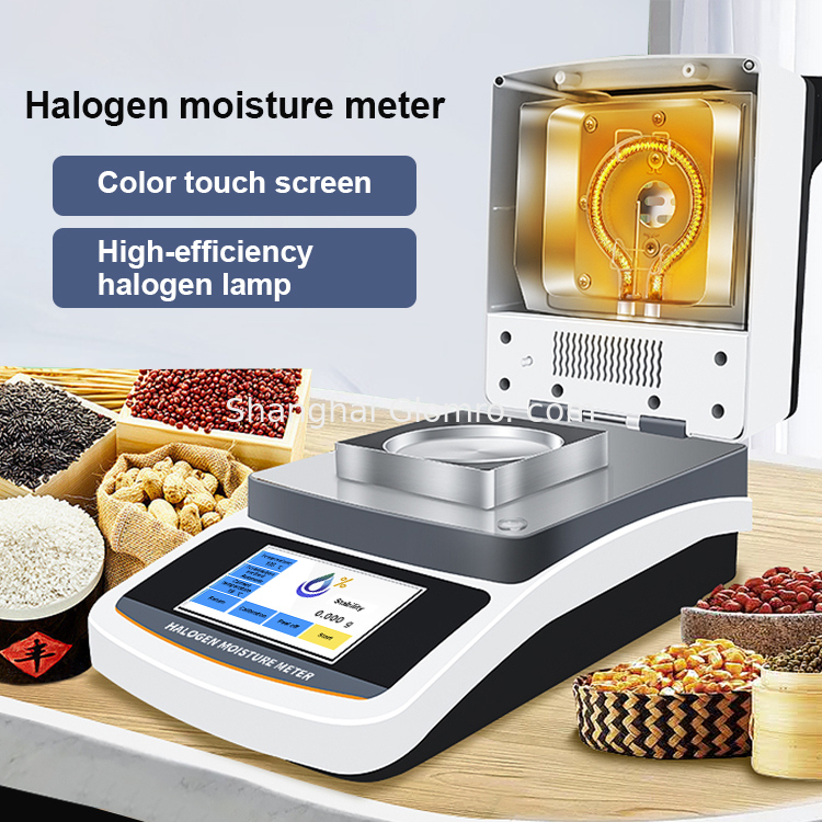 Moisture Analyzer 110g halogen moisture analyzer meter Halogen Lamp the Percentage of Moisture Centent/dry Residual