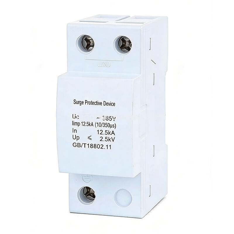 T1 Class I Surge Protective Device 1P/2P/3P/4P 12.5kA 15kA 25kA 50kA 385V 35mm Standard Rail Installation