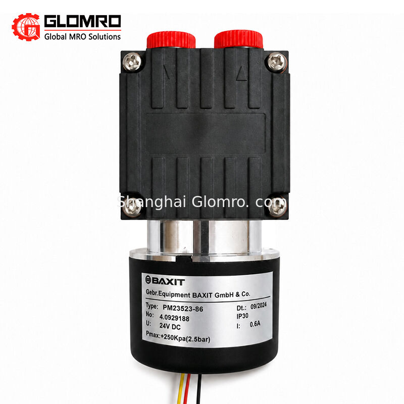 BAXIT PM23523‑86 Mini Diaphragm Gas Sampling Pump DC24V Self‑priming Low‑Noise Corrosion‑Resistant for Gas Analyzer and Environmental Monitoring