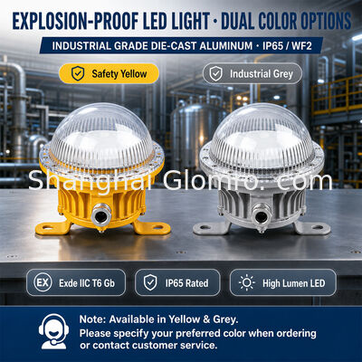 Đèn LED chống cháy nổ 10W IP65 WF2 Tuổi thọ cao Chiếu sáng khu vực nguy hiểm công nghiệp cho nhà máy lọc dầu